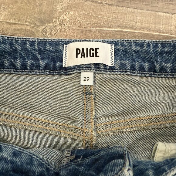 PAIGE Premium Denim Alexis High Waist Ankle Barrel Jeans (Lovejoy Distressed) 29 - Picture 5 of 13